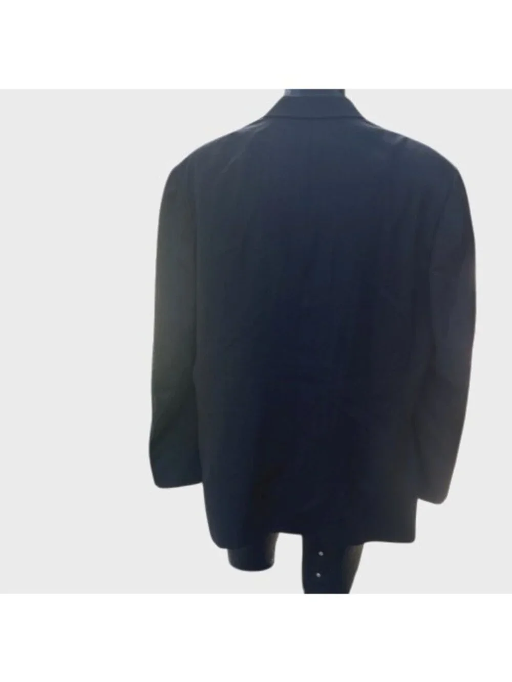 Ermenegildo Zegna Mens Size 40 Midnight Navy Super 100s Wool Blazer Italy